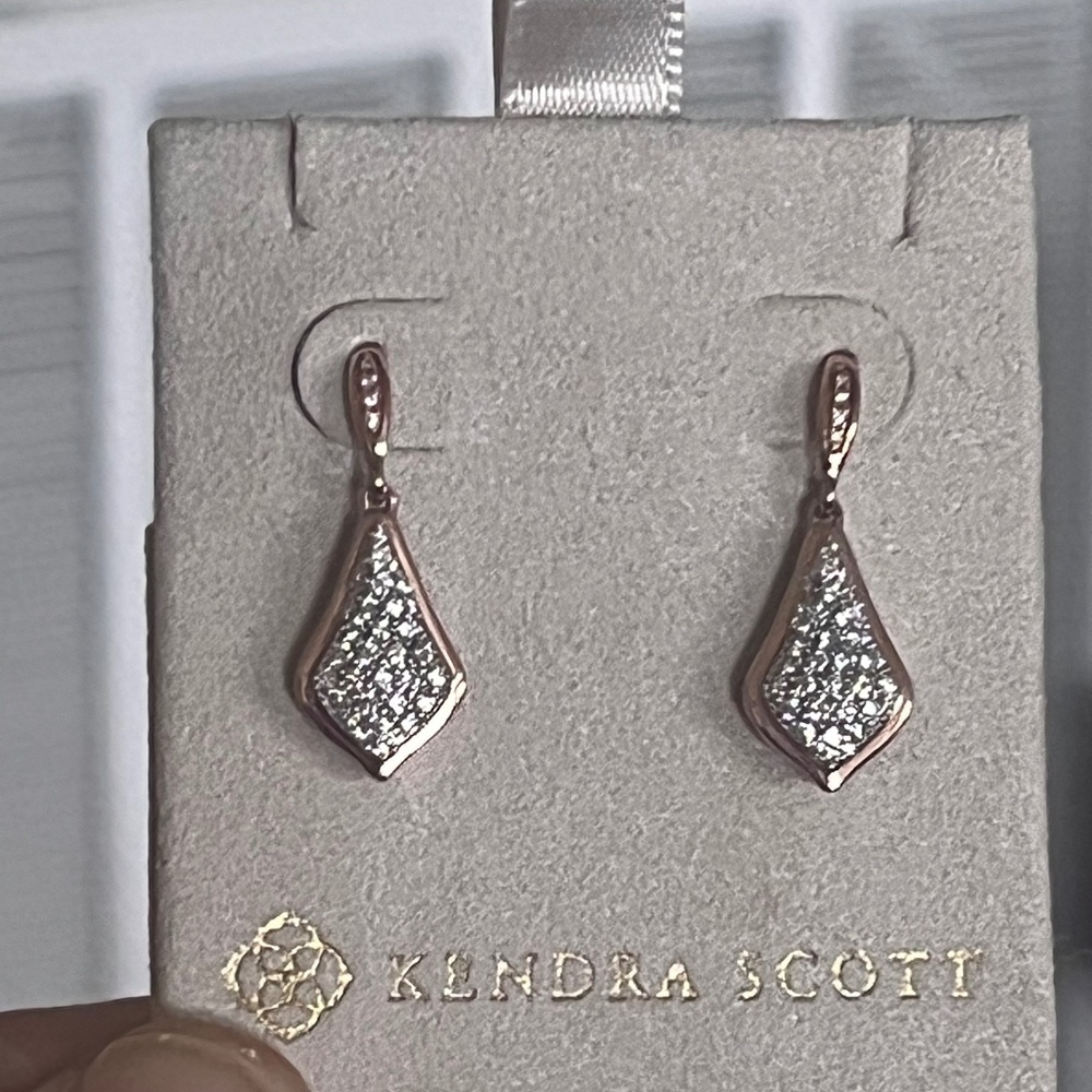 Rose Gold Lexi Diamond Earrings